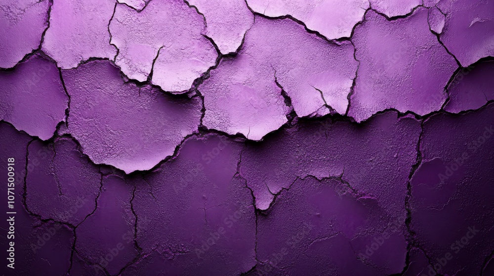 Obraz premium Purple Cracked Texture Background