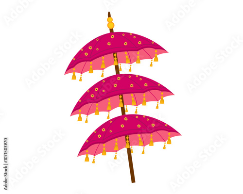 decorative umbrellas for Indian wedding haldi mehendi sangeet ceremony backdrop setup
