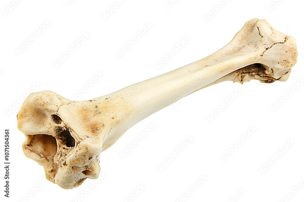 Fototapeta premium A bone, isolated on white background
