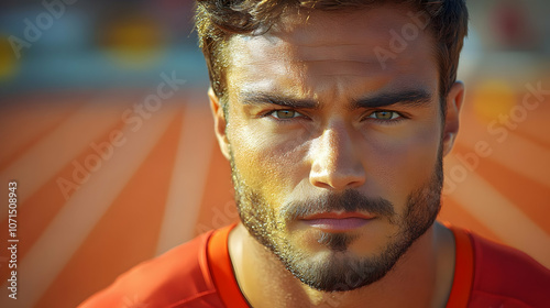 Close-up Portrait of a Man ...