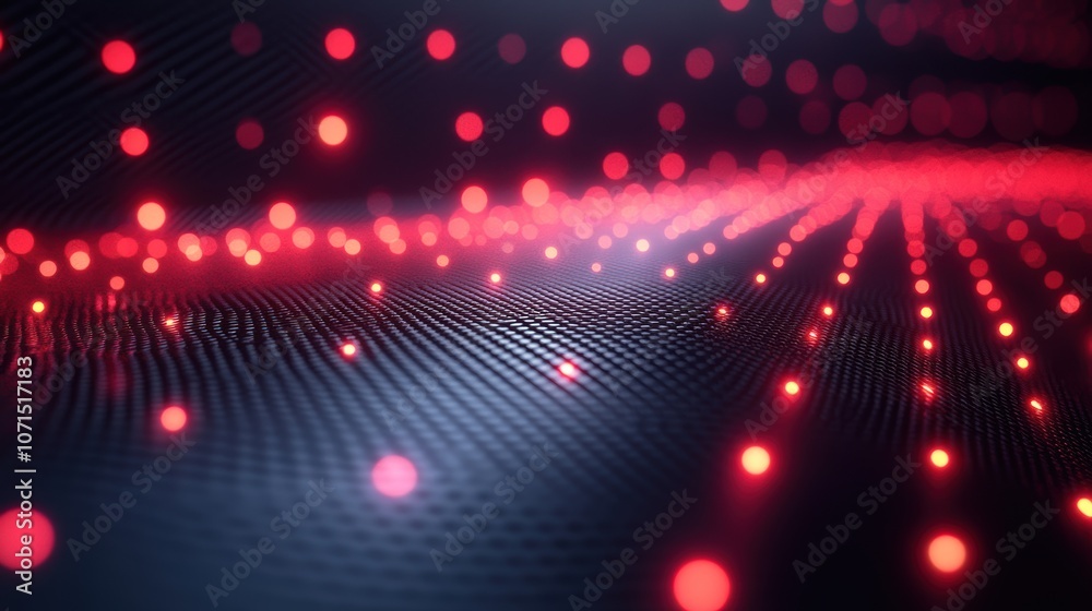 Obraz premium Glowing Starburst Christmas Design with Bright Colors and Blur Effect. Generative AI