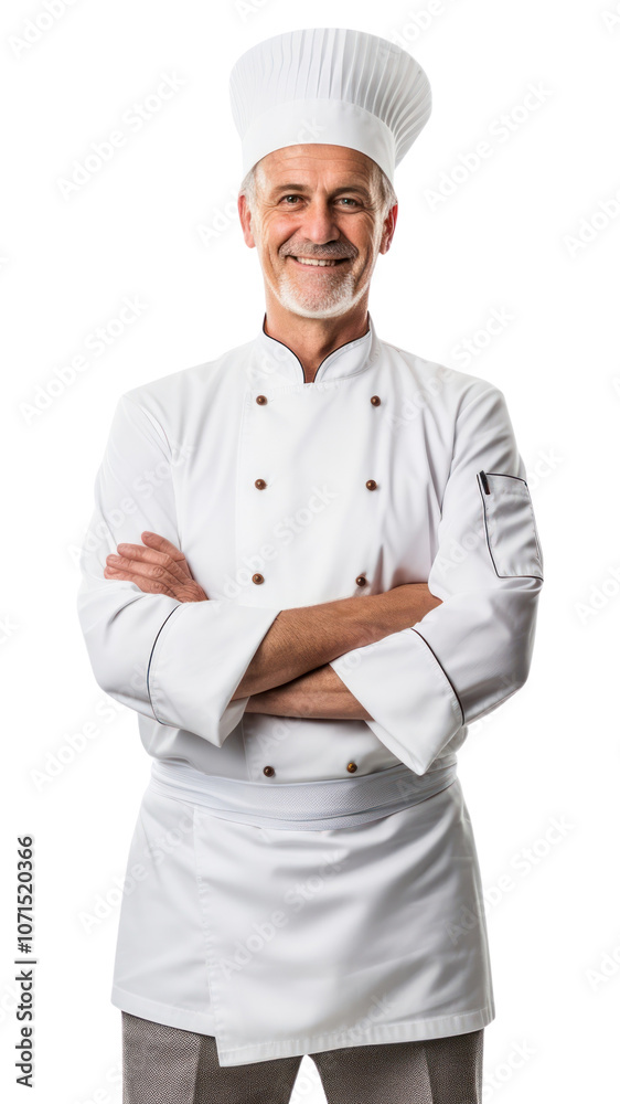 PNG A chef standing adult white background. PNG A chef standing adult white background.