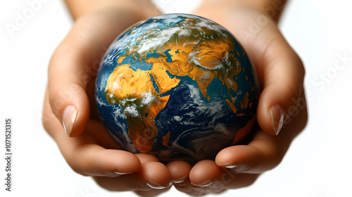 Hands Holding a Globe - Rea...