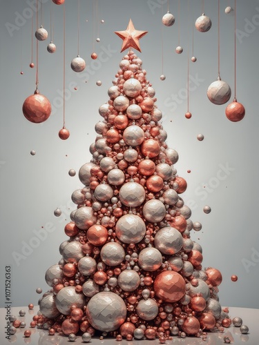christmas tree with christmas decorations