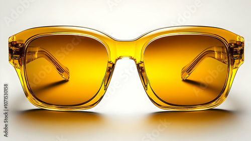 Amber Sunglasses Illustration