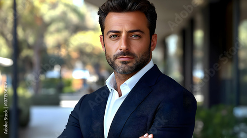 Portrait of a Man in a Suit...