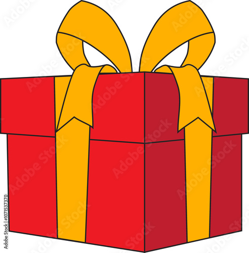 Colorful Gift Box Illustration