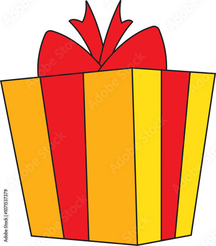 Colorful Gift Box Illustration