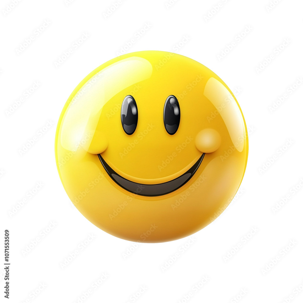 Fototapeta premium happy smiley face icon