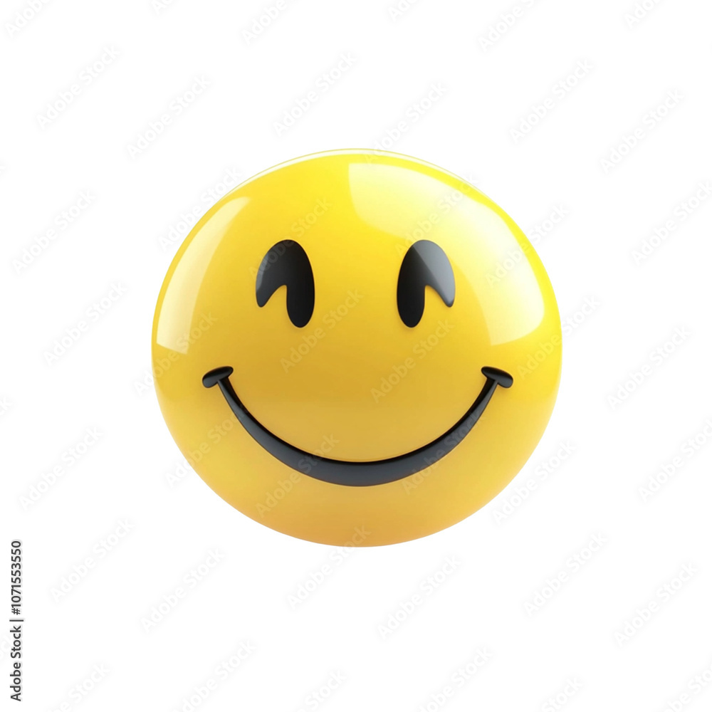 Fototapeta premium happy smiley face isolated icon