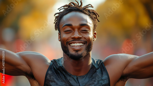 Smiling Athlete Photo