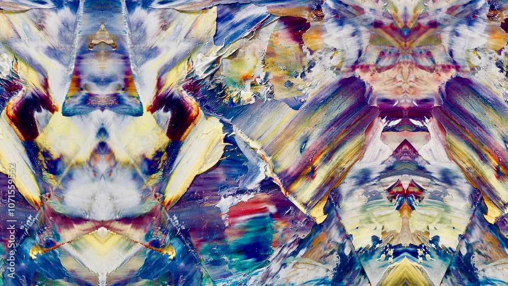 Fototapeta premium Abstract art background . Hand painting artwork on canvas .