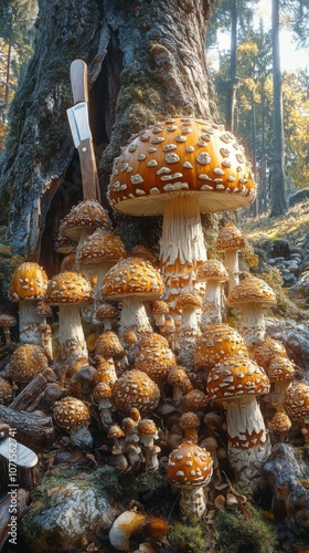 Forest Floor Fungi: A Mycological Masterpiece photo