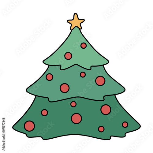 Wallpaper Mural christmas tree Torontodigital.ca