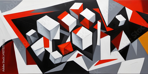 Art background, Cubo-Futuri...