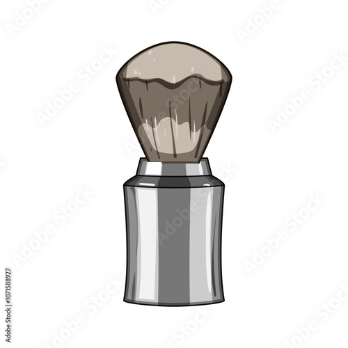 wetshave shaving brush cartoon. grooming traditional, soap cream, bowl stand wetshave shaving brush sign. isolated symbol vector illustration