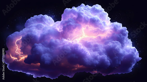 Thunderstorm Cloud Illustra...