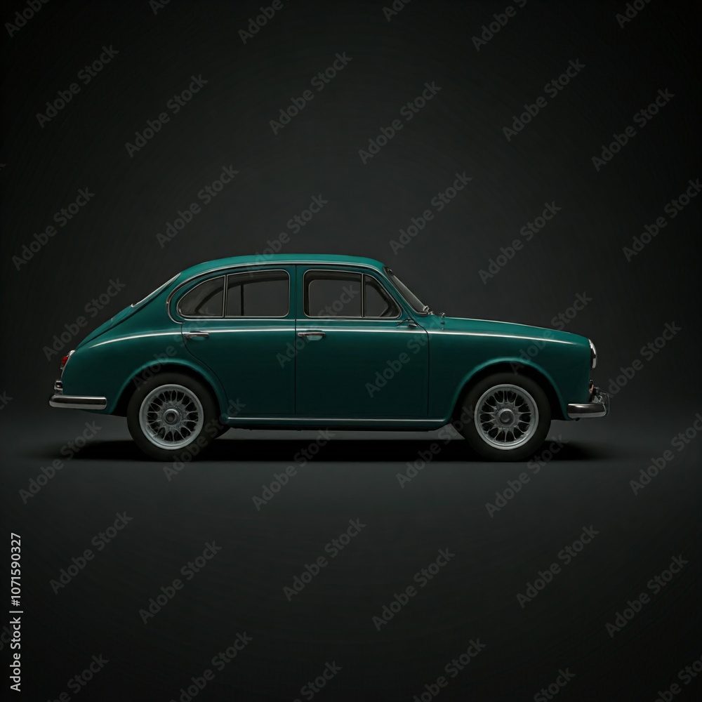 Obraz premium luxury car on black, 19s beautiful car with beautiful black background