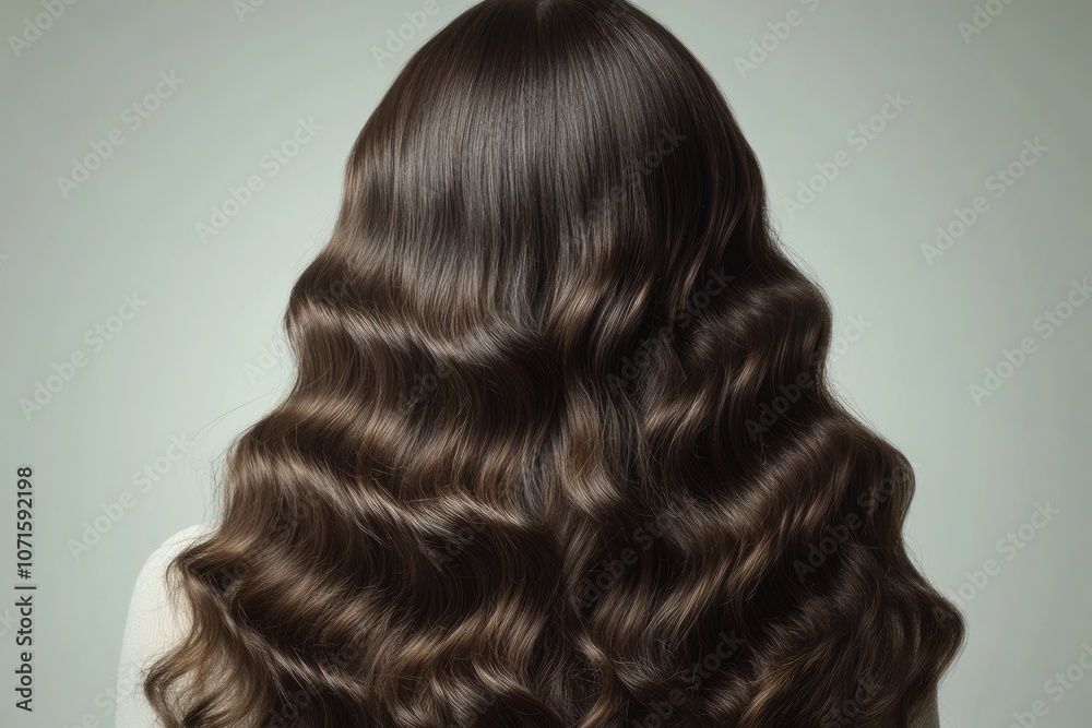 Fototapeta premium thick wavy hair