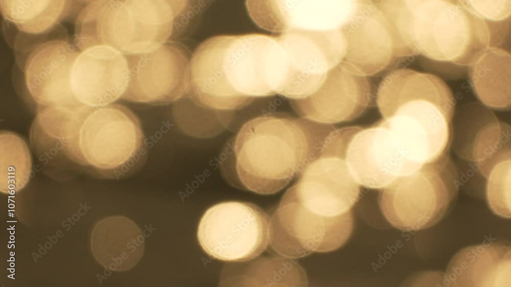 Golden Bokeh Lights: Abstract Background Golden Bokeh Lights: Abstract Background
