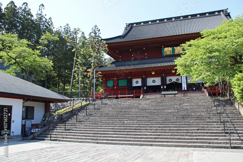Obraz na płótnie buddhist temple (rinno-ji) in nikko in japan w salonie