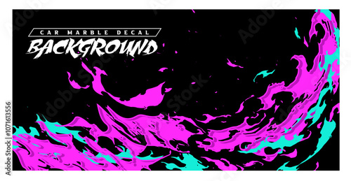 esport gaming banner sporty abstract flame fire liquid lava pattern background halftone marble texture vector illustration purple stripes decal blaze livery wrap