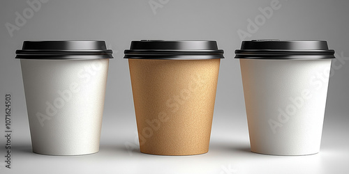 Wallpaper Mural Photo of a hot coffee in a paper cup Torontodigital.ca