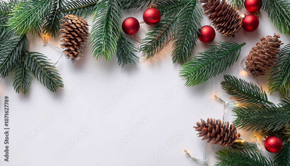 christmas tree branches and cones christmas tree branches and cones