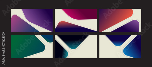 Abstract Color Transition Presentation Template