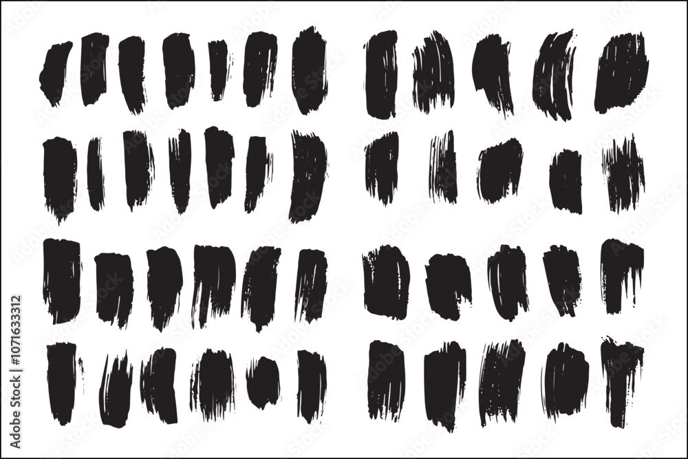 Abstract Art, Brush Silhouettes, Black Brush Strokes, Abstract Design, Digital Art Resources, Creative Brushes, Artistic Silhouettes, Modern Art Brushes, Abstract Black Lines, Graphic Design Tools