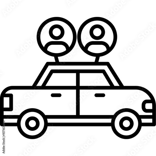 Carpool Icon