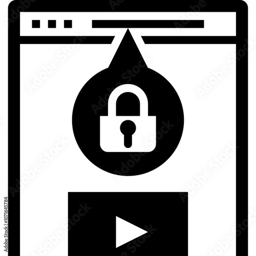 https or safety url website glyph icon