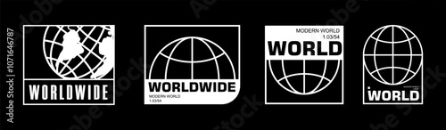 worldwide globe design template