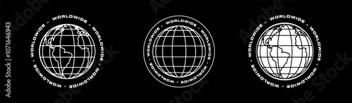 worldwide globe design template