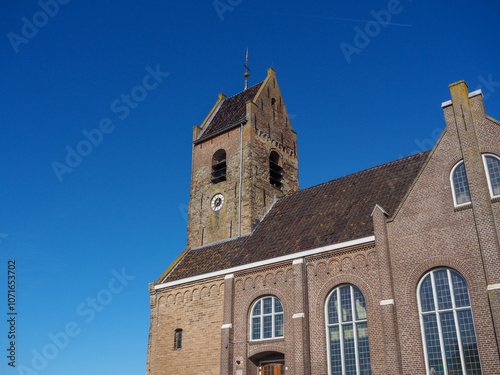 Church in Friesland in the Netherlands