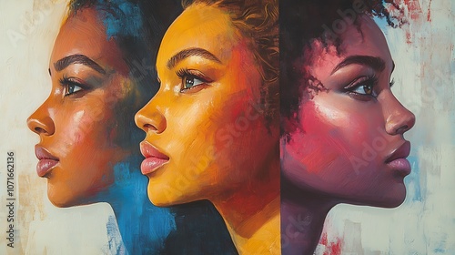 Exploring diversity through artistic portraits of women