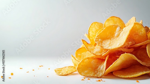Savor the crunch enjoying delicious potato chips