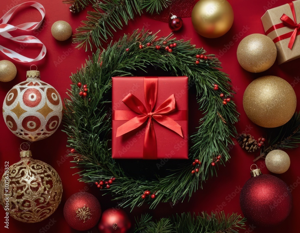 Christmas atmosphere, Christmas elements. Christmas atmosphere, Christmas elements.