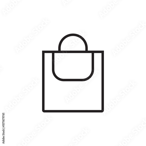 Shopping Bag Icon for E-commerce and Retail