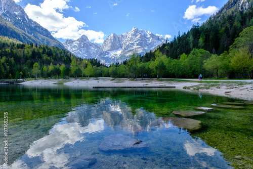 Prisojnik and lake Jasna photo