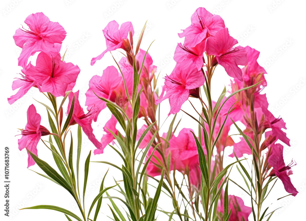 Obraz premium PNG Fireweed flower gladiolus blossom.