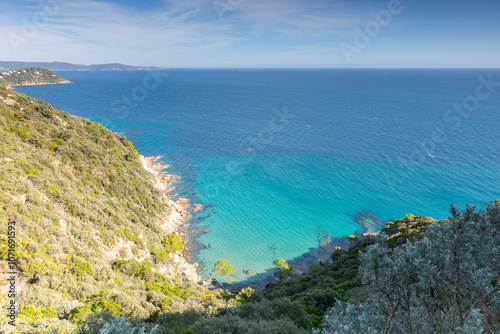 randonnée dans le Massif des Maures au sud de la France