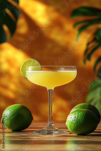mock-up A Straight-On 0 shot of Mocktail Marga