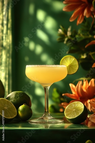 mock-up A Straight-On 0 shot of Mocktail Marga