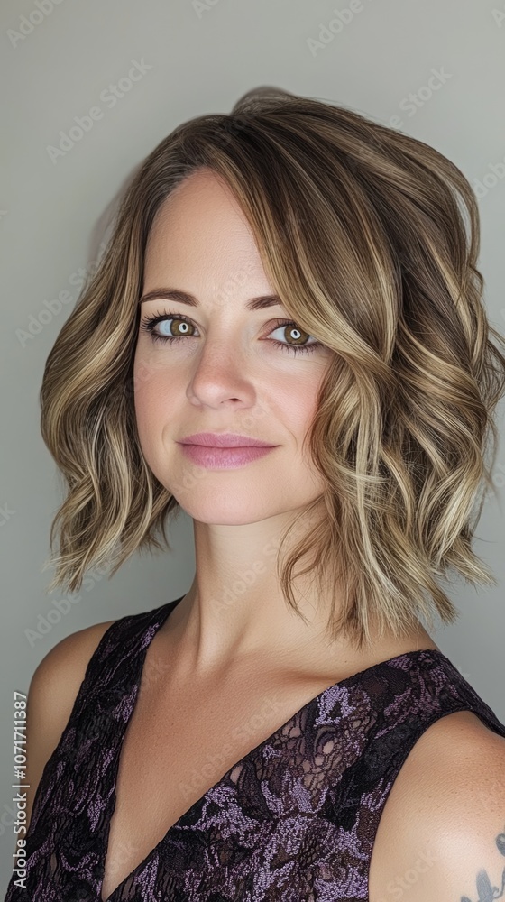Portrait of a confident young woman smiling. Portrait of a confident young woman smiling.