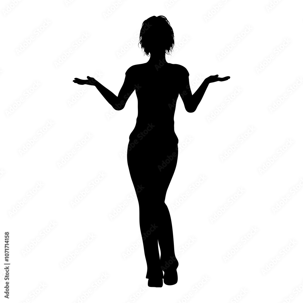 silhouette of a woman
