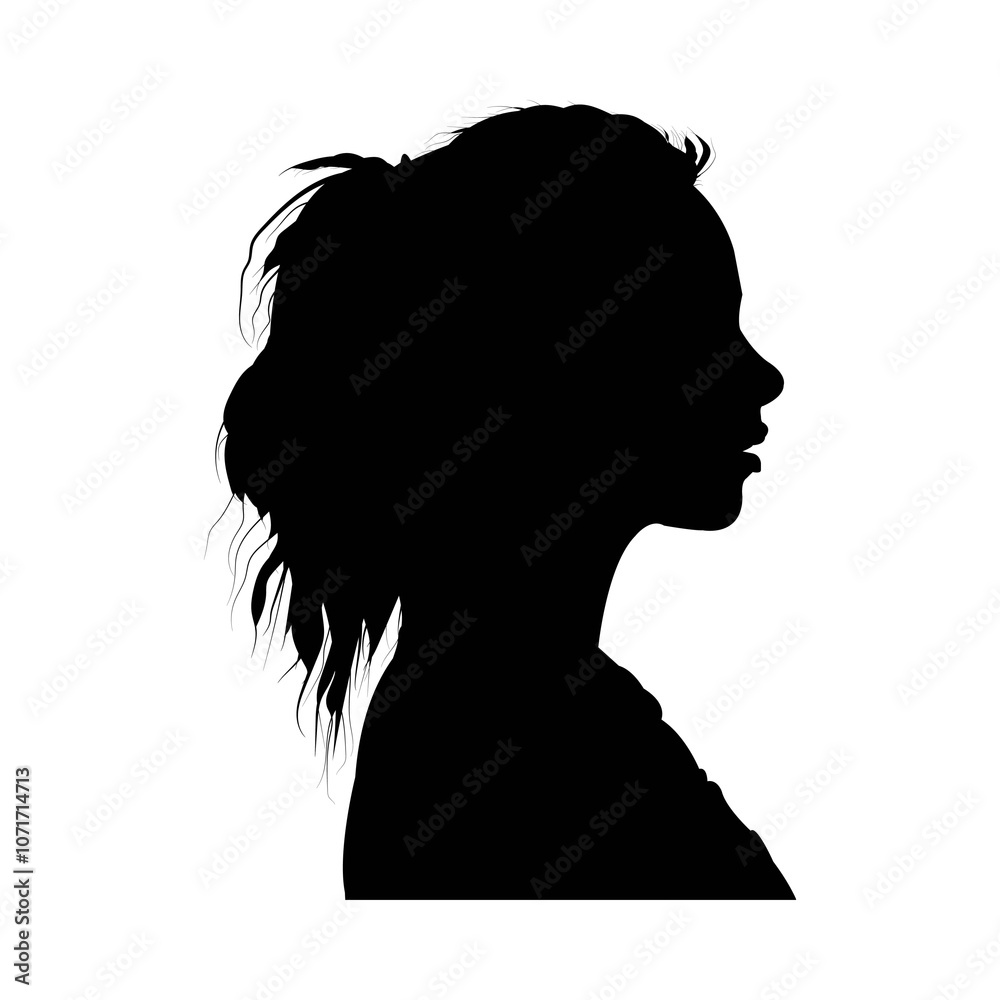 silhouette of a woman