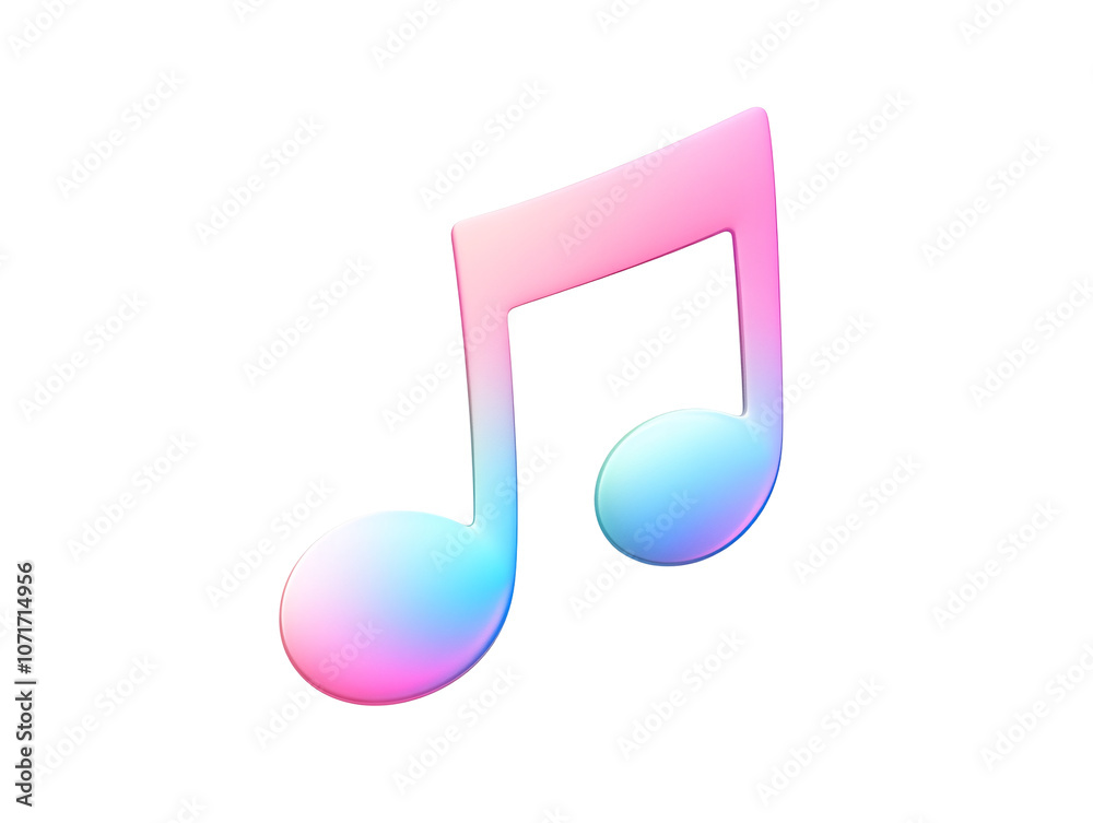 a colorful music note a colorful music note