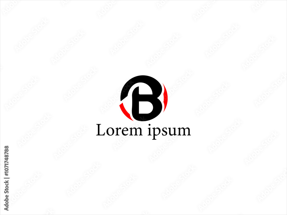 Fototapeta premium B letter logo design vector