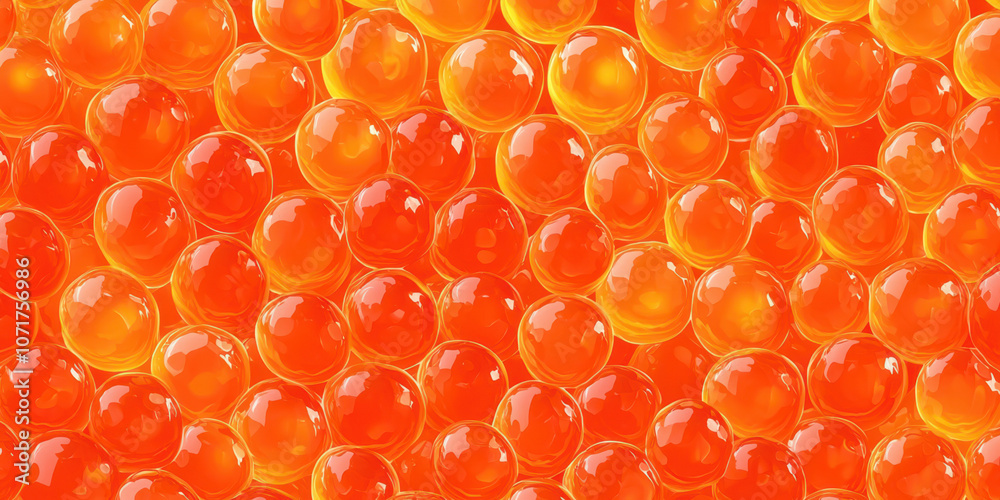 A close up of many small orange balls A close up of many small orange balls